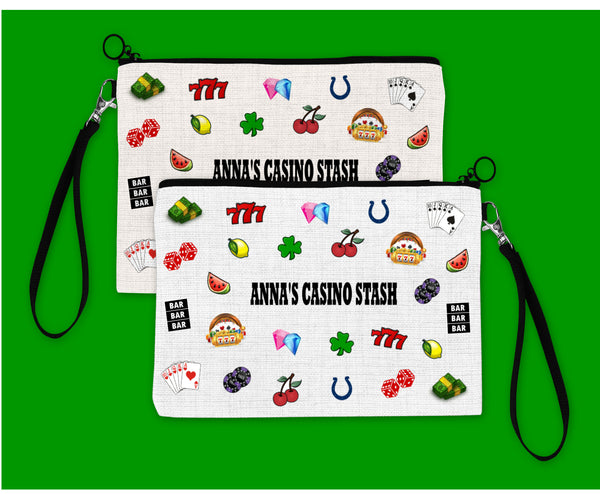 Personalized Casino Bag | Casino Handbag | Casino Clutch | Gambling Bag | Poker Bag | Queen of the Slot Machine | Casino Gifts