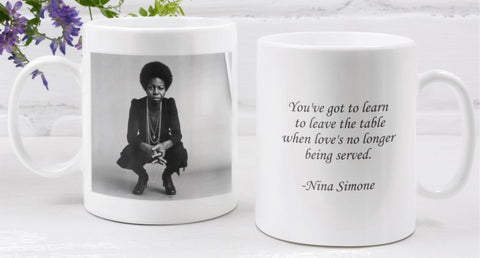 Nina Simone | Nina Simone Mug | Nina Simone Quotes | Black History Month